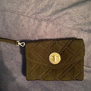 Vera Bradley large wristlet (black)